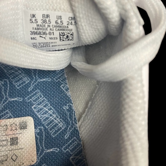 PUMA Easy Rider Leather Retro Sneakers - White 6.5 - Picture 6 of 6